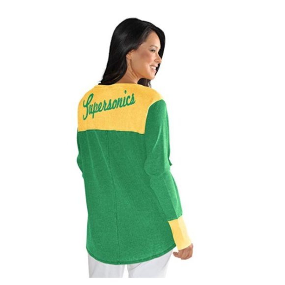 Retro NBA Seattle Supersonics Thermal Shirt - Picture 2 of 2